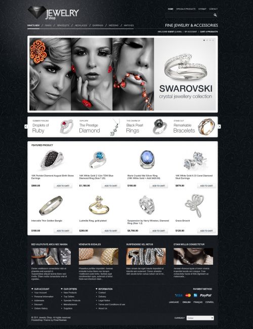 PrestaShop Theme - Prestheme Jewelicious